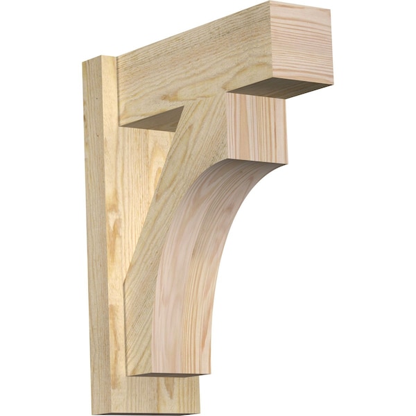 Ekena Millwork Westlake Block Rough Sawn Outlooker, Douglas Fir, 6"W x 16"D x 20"H OUT06X16X20WTL05RDF - main